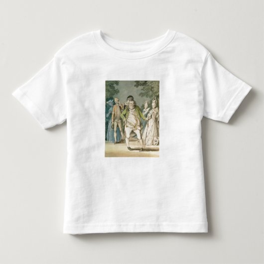 マカロニ1774年(w/c紙で) トドラーTシャツ (正面)