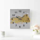 マカロニ スクエア壁時計 (ホーム)