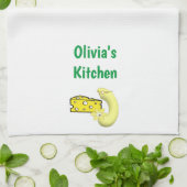 マカロニ&チーズキッチンハンドタオル キッチンタオル (折り畳み)