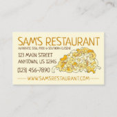 マカロニ&チーズレストランソウルフードシェフ 名刺 (正面)