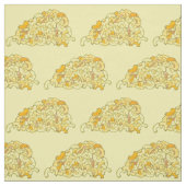 マカロニMacとチーズソウルフード南部料理 ファブリック (見本)