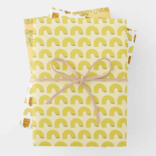 マカロニMacとチーズソウルフード南部料理 ラッピングペーパーシート (インサイチュ)