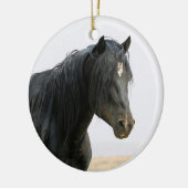 マカロフピークワイルドホースジェットストリームセラミックホーン セラミックオーナメント (左)