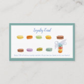 マカロフランスのンベーカリーフレーバーロイヤリティ ロイヤリティカード (正面)