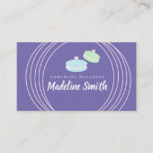 マカロロモダンゴホームメイドベーカリーブランディング 名刺 (正面)