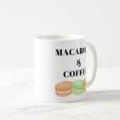 マカロンとコーヒーことわざ コーヒーマグカップ (正面右)
