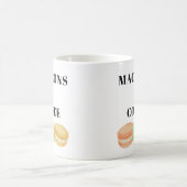 マカロンとコーヒーことわざ コーヒーマグカップ (中央)