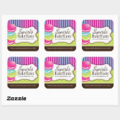 マカロンとデザート – 包装シール スクエアシール (シート)