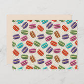 マカロンのはがき ポストカード (正面/裏面)