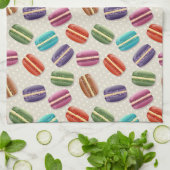 マカロンのキッチンタオル キッチンタオル (折り畳み)