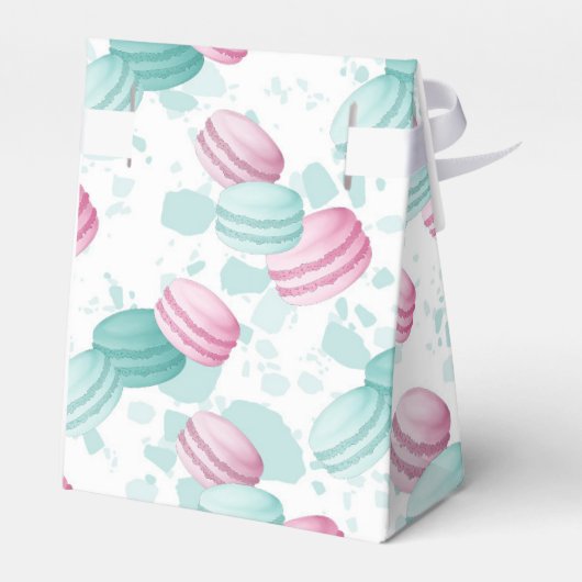 マカロンのクッキーのスイーツタイル フェイバーボックス (裏面サイド)