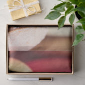 マカロンのマカロンはフォートピンクのベージュ茶色の甘いタスト 薄葉紙 (ギフト)