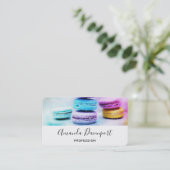 マカロンの写カラフル真 名刺 (スタンド正面)