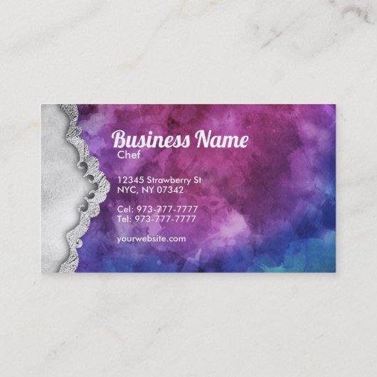 マカロンの名刺 名刺 (裏面)