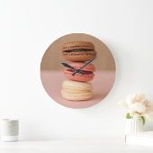 マカロンの壁掛け ラージ壁時計 (ホーム)