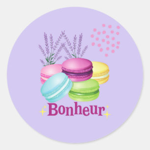 マカロンの幸せ Bonheur ラウンドシール