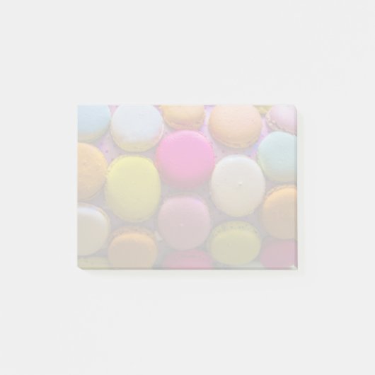 マカロンカラフルおいしいデザ焼いたート ポストイット (正面)