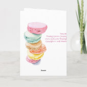 マカロンカード カード (裏面)