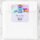 マカロンキャンドルカラフルの写真 スクエアシール (バッグ)