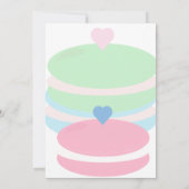 マカロンクインズスウィート16招待状 招待状 (裏面)