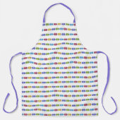 マカロンクッキーフランスのペストリーフードベーカリーカフェ エプロン (正面)