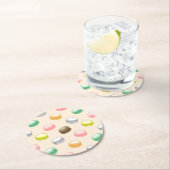 マカロンスイート16 ラウンドペーパーコースター (インサイチュ)