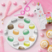 マカロンスウィート16パーティー ペーパープレート (パーティー)