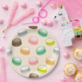 マカロンスウィート16パーティー ペーパープレート (パーティー)