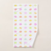 マカロンタオル バスタオルセット (ハンドタオル)