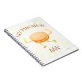 マカロンダンスクッキーかわいい漫画おもしろいアート ノートブック (右側)