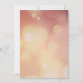 マカロンツリーネオンライトピンククリスマスパーティー 招待状 (裏面)