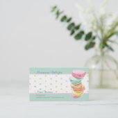 マカロンドット名刺 名刺 (スタンド正面)