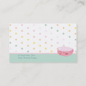 マカロンドット名刺 名刺 (裏面)