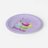 マカロンハピネスボヌール ペーパープレート (アングル)