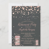 マカロンバラ金ゴールド退職 招待状 (正面)