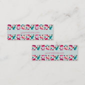 マカロンフランスのと果実と水玉模様 スキニー名刺 (正面/裏面)