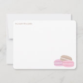 マカロンフランスのに関するメモ 招待状 (正面)