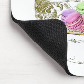 マカロンフランスのインスパイアマウスパッド マウスパッド (コーナー)