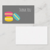 マカロンフランスのカラフル ノートカード (正面/裏面)