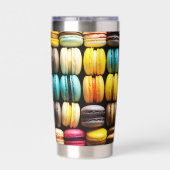 マカロンフランスのクッキーズスウィート 保温保冷タンブラー (背面)