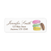 マカロンフランスのパティスリーパティシシェフベーカリー ラベル (正面)