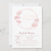 マカロンフランスのベビーシャワー招待状 招待状 (正面)