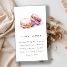 マカロンフランスのベーカリー表示シャワー赤ちゃんシャワー