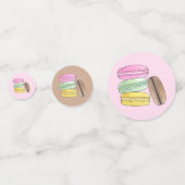 マカロンフランスのペストリーCookieマカロンパティスリー コンフェッティ (裏面)