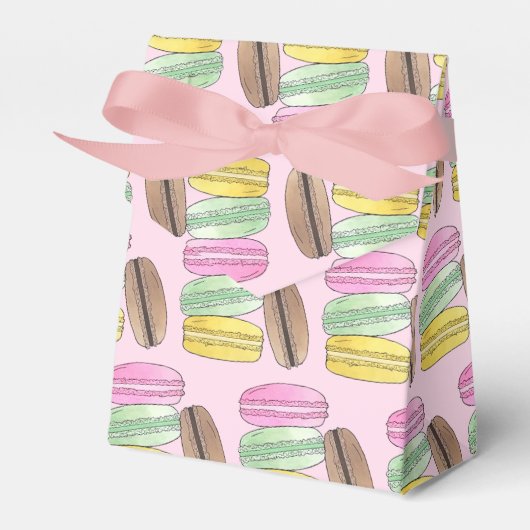 マカロンフランスのペストリーCookieマカロンパティスリー フェイバーボックス (正面サイド)