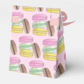 マカロンフランスのペストリーCookieマカロンパティスリー フェイバーボックス (裏面サイド)