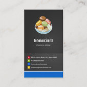 マカロンフランスのメーカーマカロンクリエイティブ革新的 名刺 (正面)