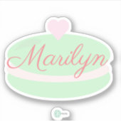 マカロンベーカリースイーツベイカー シール (正面)