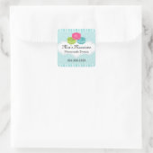 マカロンベーカリーボックスシール スクエアシール (バッグ)