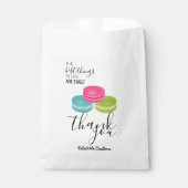 マカロンベーキング包装 フェイバーバッグ (正面)